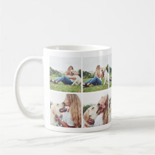 Herzwärmender Hund Liebhaber von Foto Collage Tas Kaffeetasse