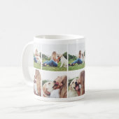Herzwärmender Hund Liebhaber von Foto Collage Tass Kaffeetasse (Vorderseite Links)