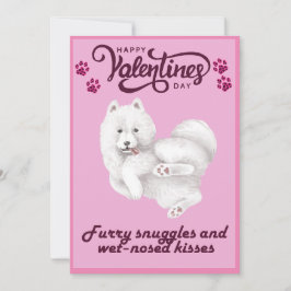 Herzwärmender Hund - Valentiner Grußkarte Feiertagskarte