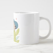 Herzwärmender Junge umarmender Hund Tasse (Rechts)