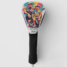 Herzwärmender Vater & Son Golf Moment am Vatertag Headcover