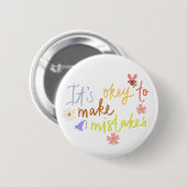 Herzwärmendes Kind zitiert Design für liebevolle E Button (Vorne & Hinten)