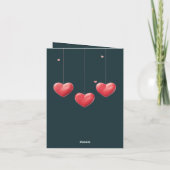 Herzwärmenkarte Dankeskarte (Rückseite)