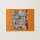 Herzwärmung Dumbo und Frau Jumbo Circus Puzzle (Horizontal)