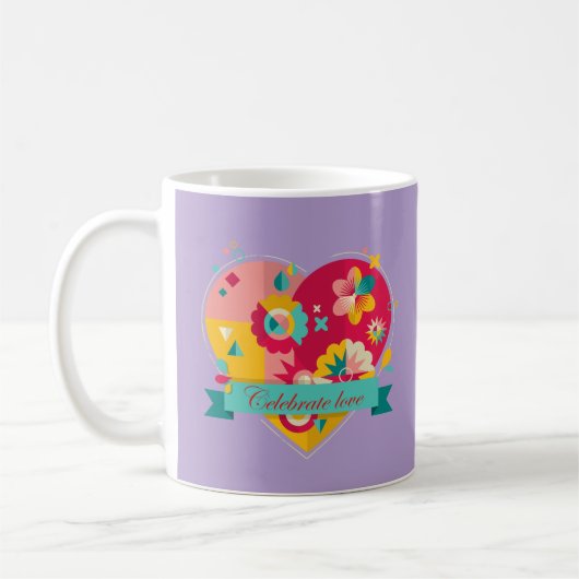 Herzwärmung und psychische Geschenke Kaffeetasse (Links)