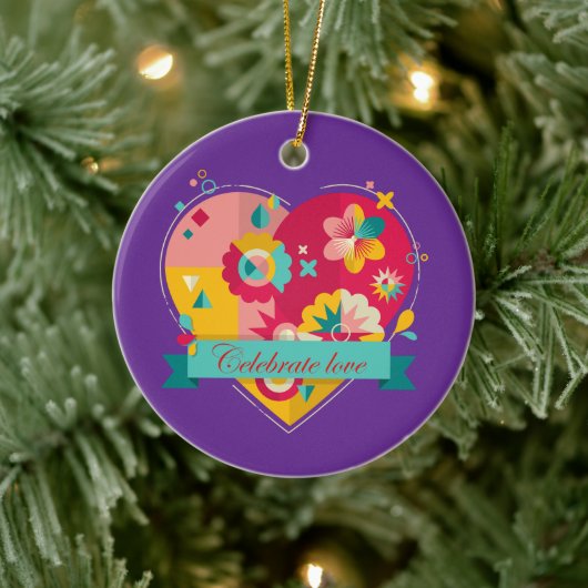 Herzwärmung und psychische Geschenke Keramik Ornament (Baum)