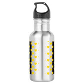 Herzwasserflasche Edelstahlflasche (Rückseite)