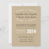 Herzweine Hochzeitseinladung Einladung (Vorderseite)