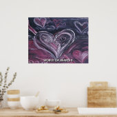 HERZWELT II POSTER (Küche)