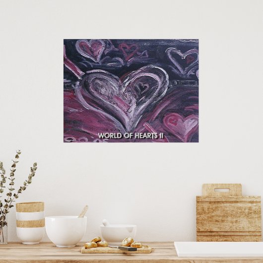 HERZWELT II POSTER (Küche)