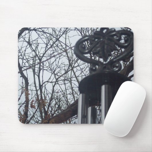 Herzwindglockenspiel Mousepad (Mit Mouse)