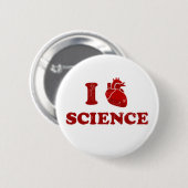 Herzwissenschaft/-anatomie der Wissenschaft der Button (Vorne & Hinten)