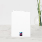 Herzwolke Dankeskarte (Rückseite)