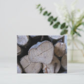 Herzwolz Postkarte (Stehend Vorderseite)