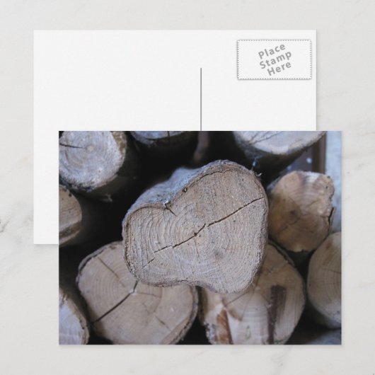 Herzwolz Postkarte (Vorne/Hinten)