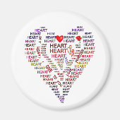 Herzwörter Magnet (Vorne)