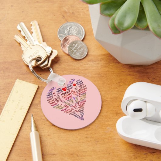 Herzwörter Schlüsselanhänger (Schreibtisch)