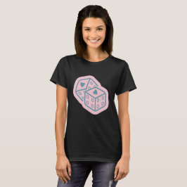 Herzwürfel Valentinstag T-Shirt