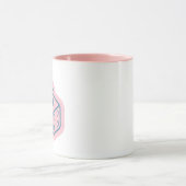 Herzwürfel Valentinstag Tasse (Zentrum)