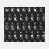 Herzzerbrochen Kack - Brootsch the PooPoo Fleecedecke (Vorderseite (Horizontal))