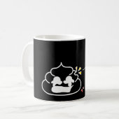 Herzzerbrochen Kack - Brootsch the PooPoo Kaffeetasse (Vorderseite Links)