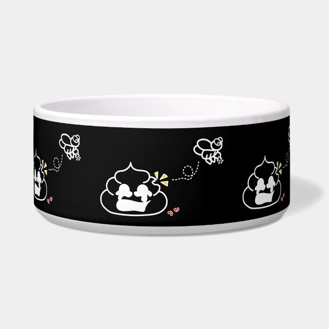 Herzzerbrochen Kack - Brootsch the PooPoo Napf (Vorderseite)