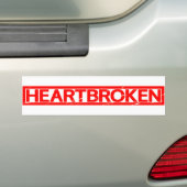 Herzzerrüttete Briefmarke Autoaufkleber (Auf Auto)