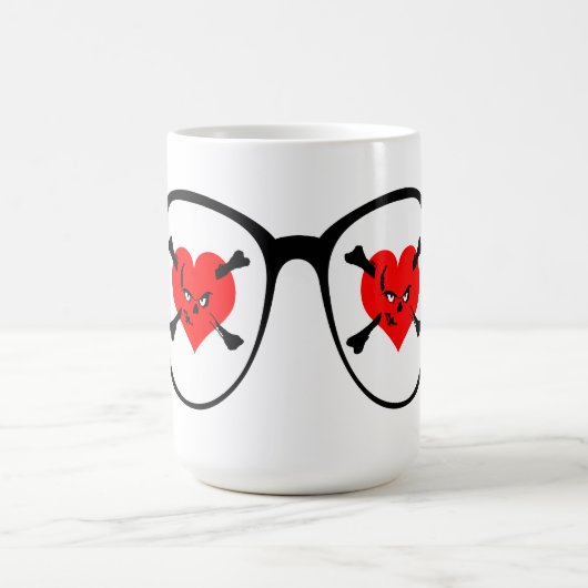 Herzzombien - Tasse (Mittel)