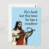 He's Back Postkarte (Vorne/Hinten)