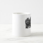 HEs DORT DRAUSSEN Kaffee-Tasse Kaffeetasse (Mittel)