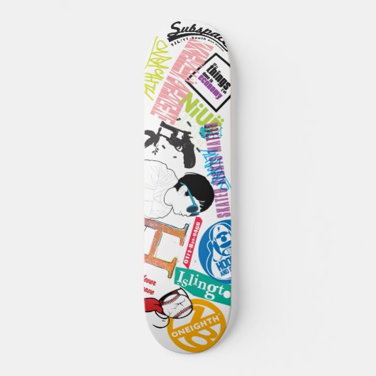 He's gotta dream. ONEIGHTH Tokyo Original Skateboard (Vorderseite)