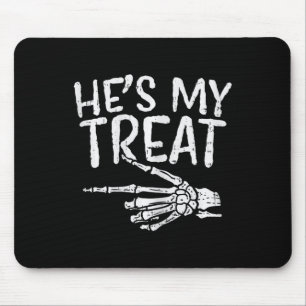 Hes Meine Leckerei Skeleton Matching Couple Hallow Mousepad