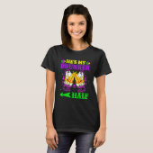 He's My Drunker Half Shirt Mardi Gras Couples Shir (Vorne ganz)