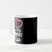 He's My Midnight Kiss Happy New Year Matching Coup Kaffeetasse (Vorderseite Links)
