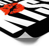 He's My Midnight Kiss Happy New Year Matching Funn Poster (Ecke)