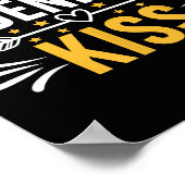 He's My Midnight Kiss Happy New Year Nye Matching  Poster (Ecke)