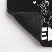 He's My Senpai Funny Anime Matching Couple Girlfri Mousepad (Ecke)