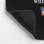 He's On A Work Trip With Jesus Christian Religious Mousepad (Ecke)