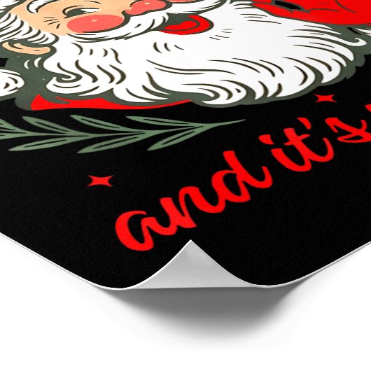 He's On The List And It's Not Mine Poster (Ecke)