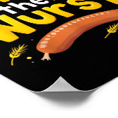 Hes the Wurst Funny Couples Matching Pun Joke Poster (Ecke)