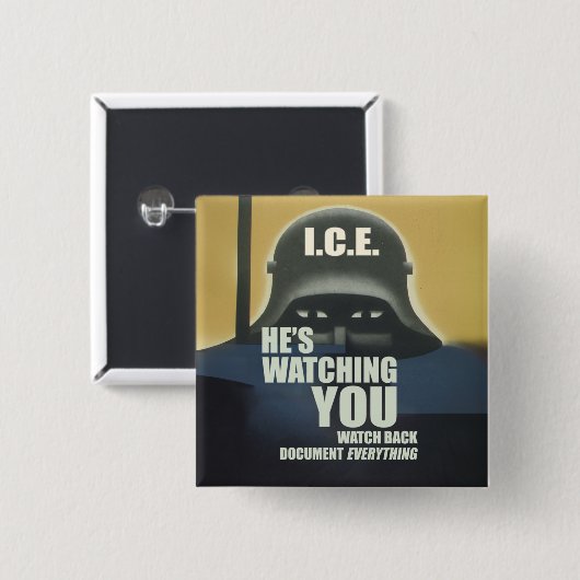 He's Watching You 2026 Button (Vorne & Hinten)