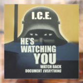 He's Watching You 2026 Fensteraufkleber (Blatt 2)