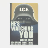 He's Watching You 2026 Post-it Klebezettel (Vorderseite)