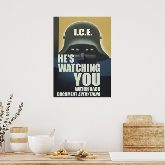 He's Watching You 2026 Poster (Küche)
