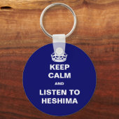 Heshima (Behalt Calm) Keyring Schlüsselanhänger (Vorderseite)