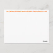 HESONWHEELS Postkarte (Rückseite)