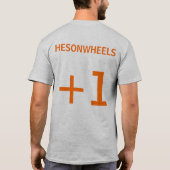 HESONWHEELS Zip Jogger T-Shirt (Rückseite)