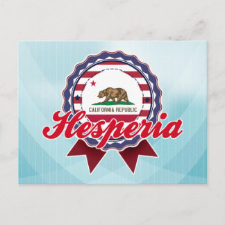 Hesperia, CA Postkarte