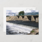 Hesperia Dam Postcard Postkarte (Vorne/Hinten)