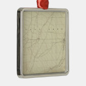 Hesperia Quadrangon mit San Andreas Rift Silbernes Ornament (Rechts)